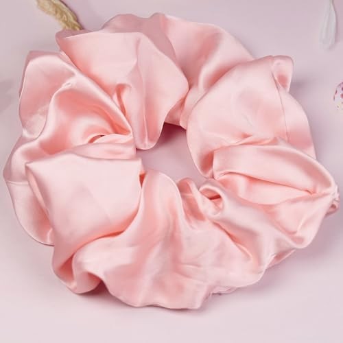 Oversized Satin Scrunchies for Women – 2 Pack Extra Large Hair Ties Accessories,