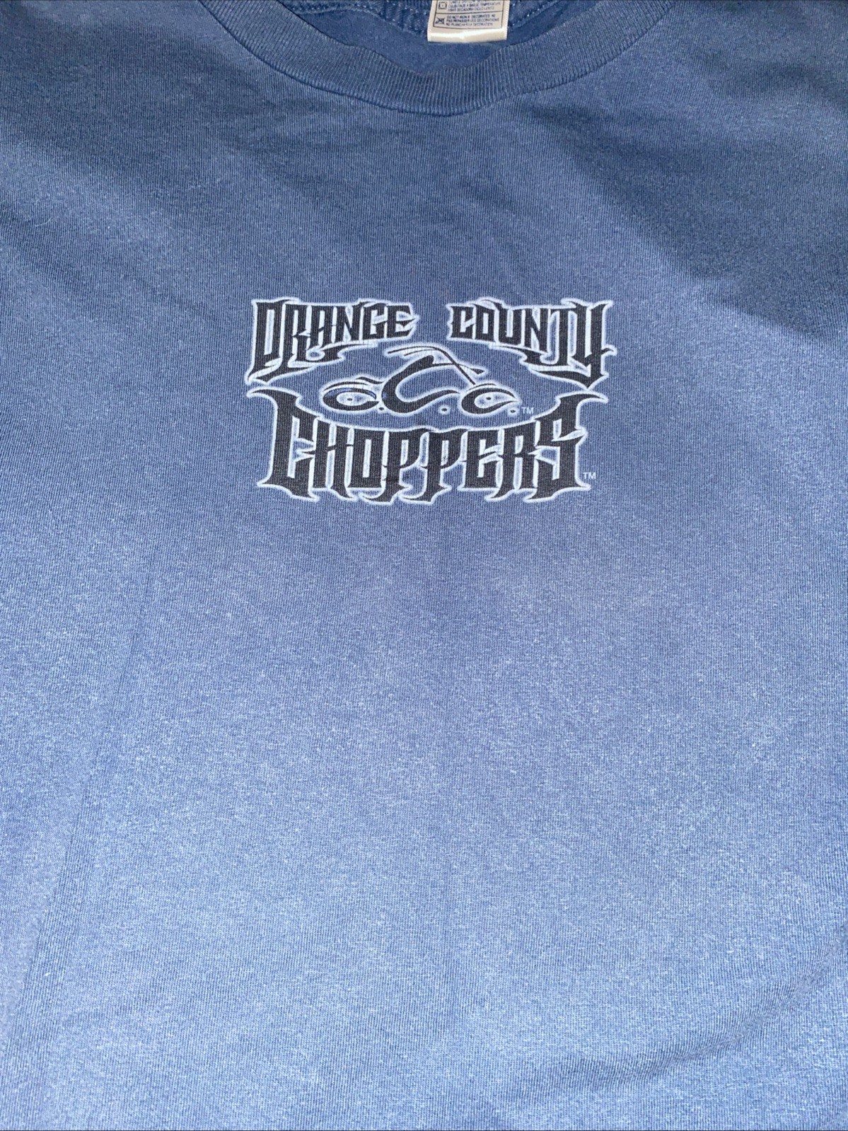 Vintage Y2K Orange County Chopper OCC T-Shirt Mens XL Motorcycle Sword Biker Tee