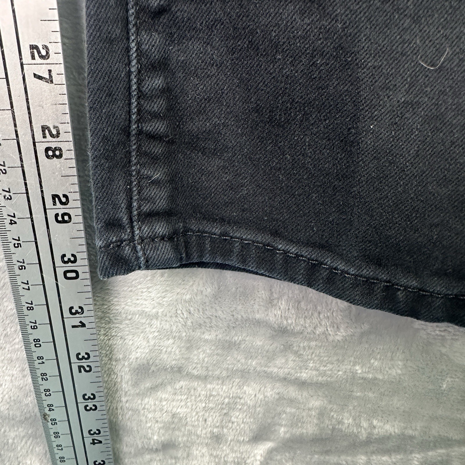 Mavi Zach Straight Leg Jeans Men’s 30×30 Black Stretch Denim Pants