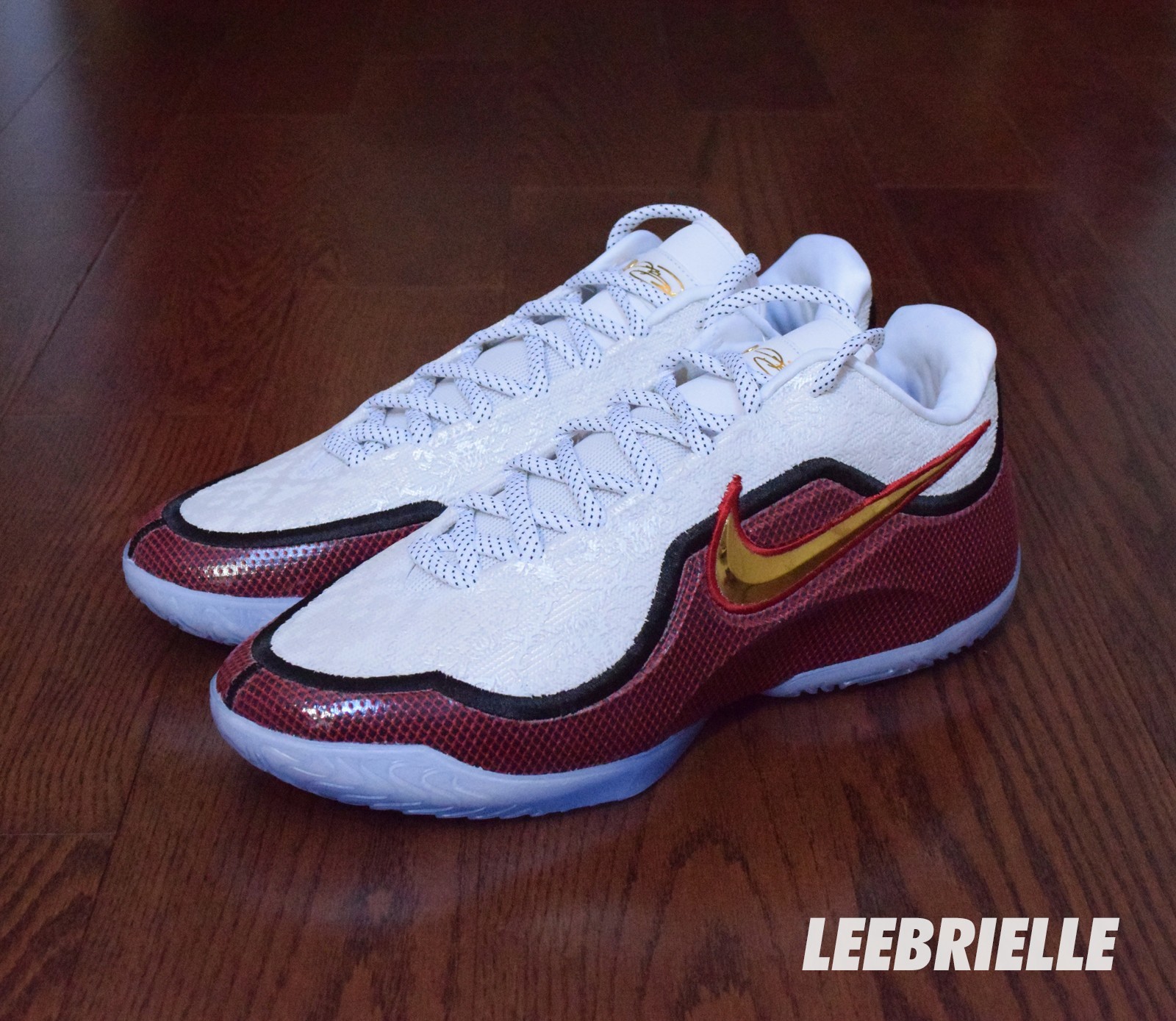 Size 15 – Nike LeBron 23 Grand Opening White Red Gold Black HJ5629-100