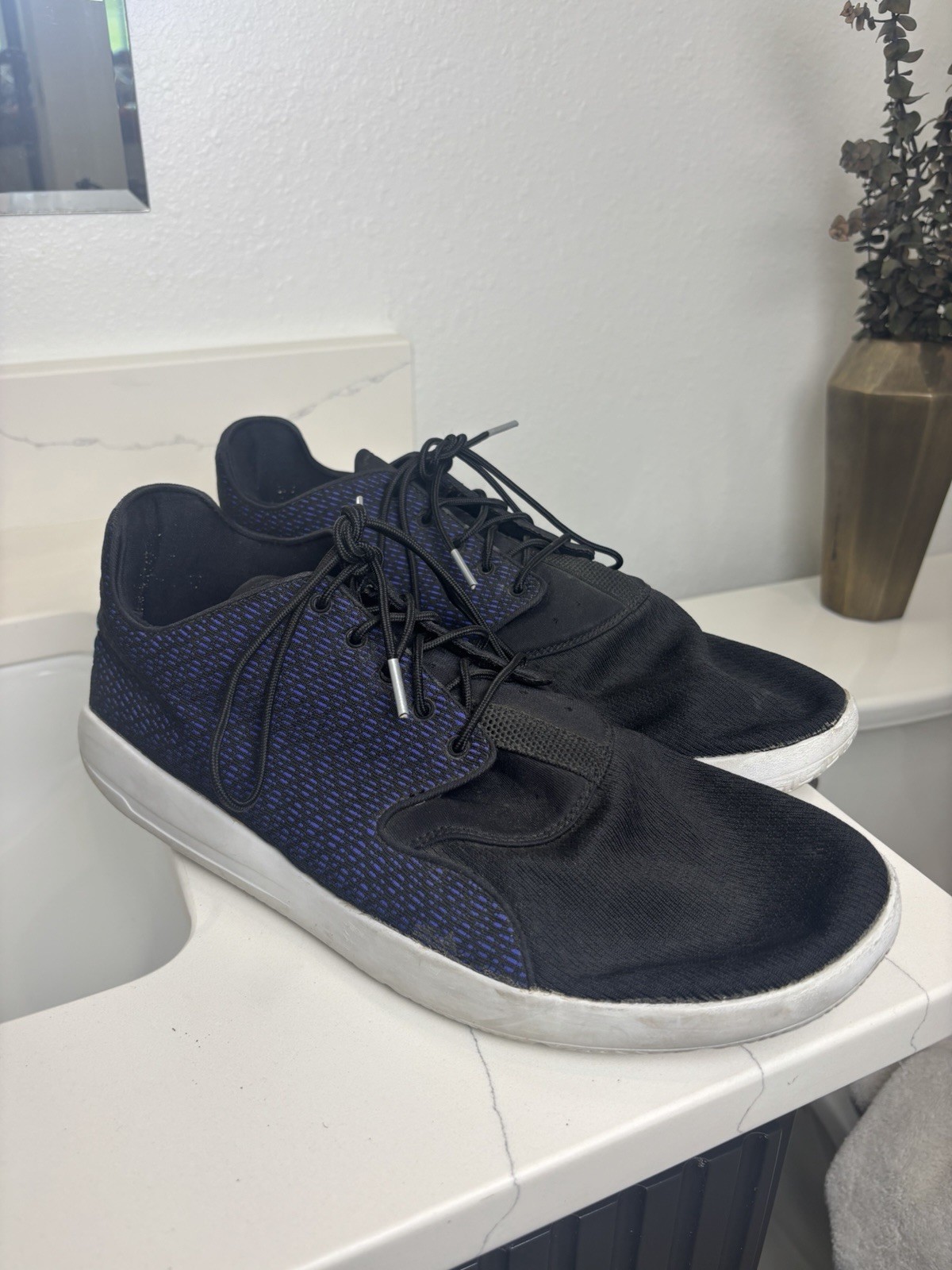 Nike Air Jordan Eclipse Black Blue Lagoon Men’s Size 13 Sneakers 724010-027