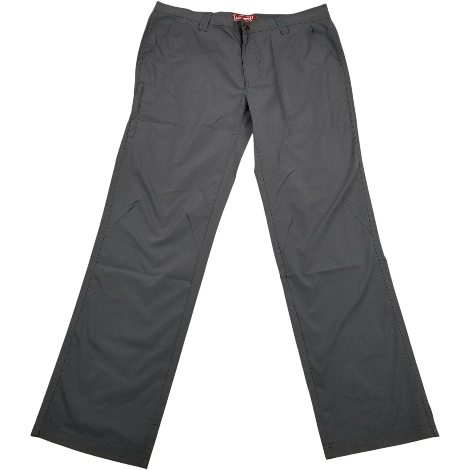 MEN COLEMAN STRETCH RIPSTOP HYBRID HIKING PANT CELL POCKET 34×32 GREY