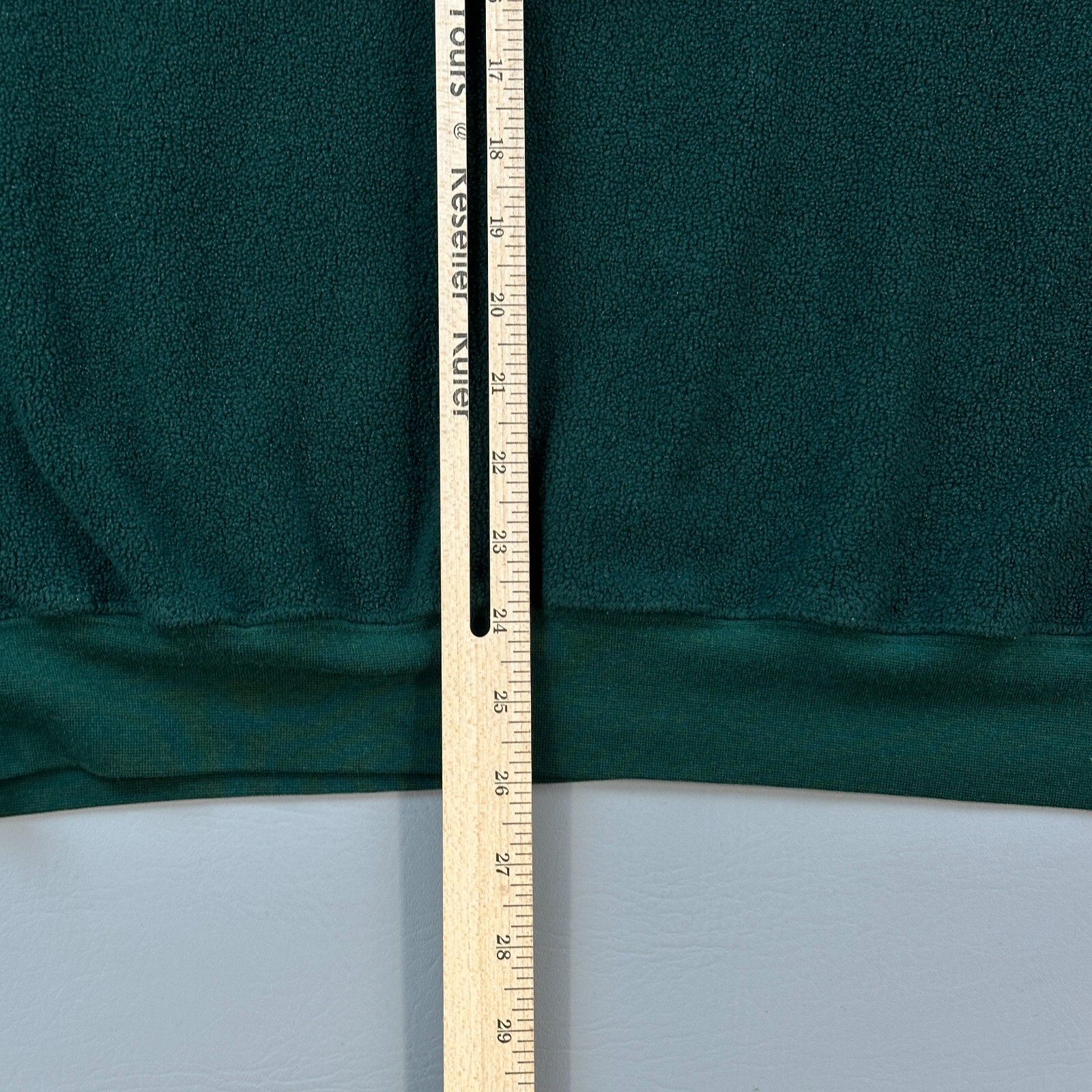 Vintage Ivy Crew Jacket Mens Large Green 1/4 Zip Fleece Hiking Outdoor 90s