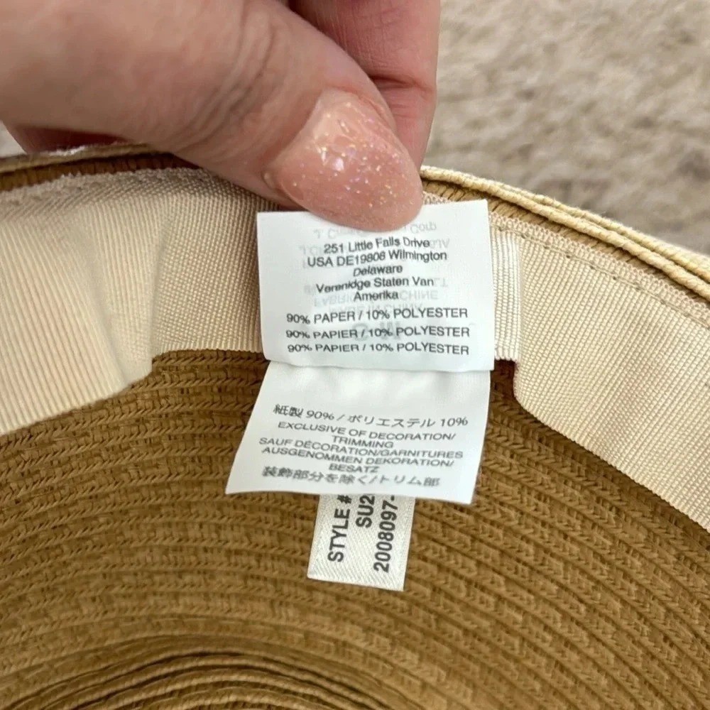 Madewell Packable Mesa Straw Hat Size S/M Vacation Tropical Resortwear Beach