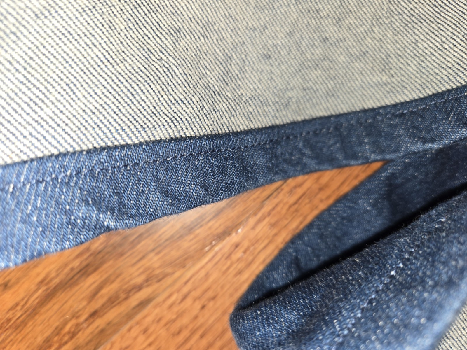 MENS LEVI’S 569 38X30 (FIT 38X28) LOOSE STRAIGHT FIT DARK BLUE JEANS A+ HEM JOB