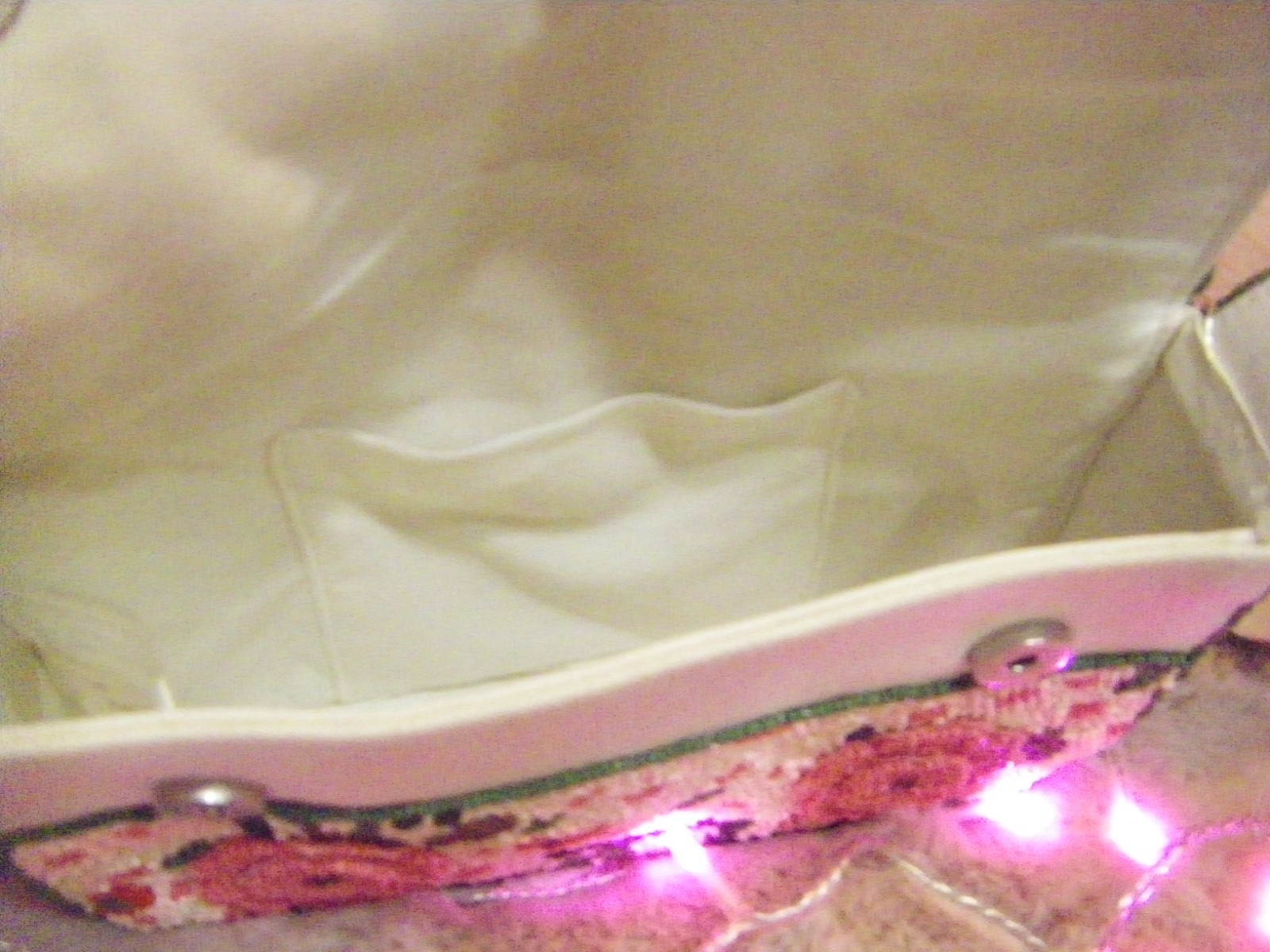 Viral Beaded Shoulder Bag Greta Pink Floral Multi NWT