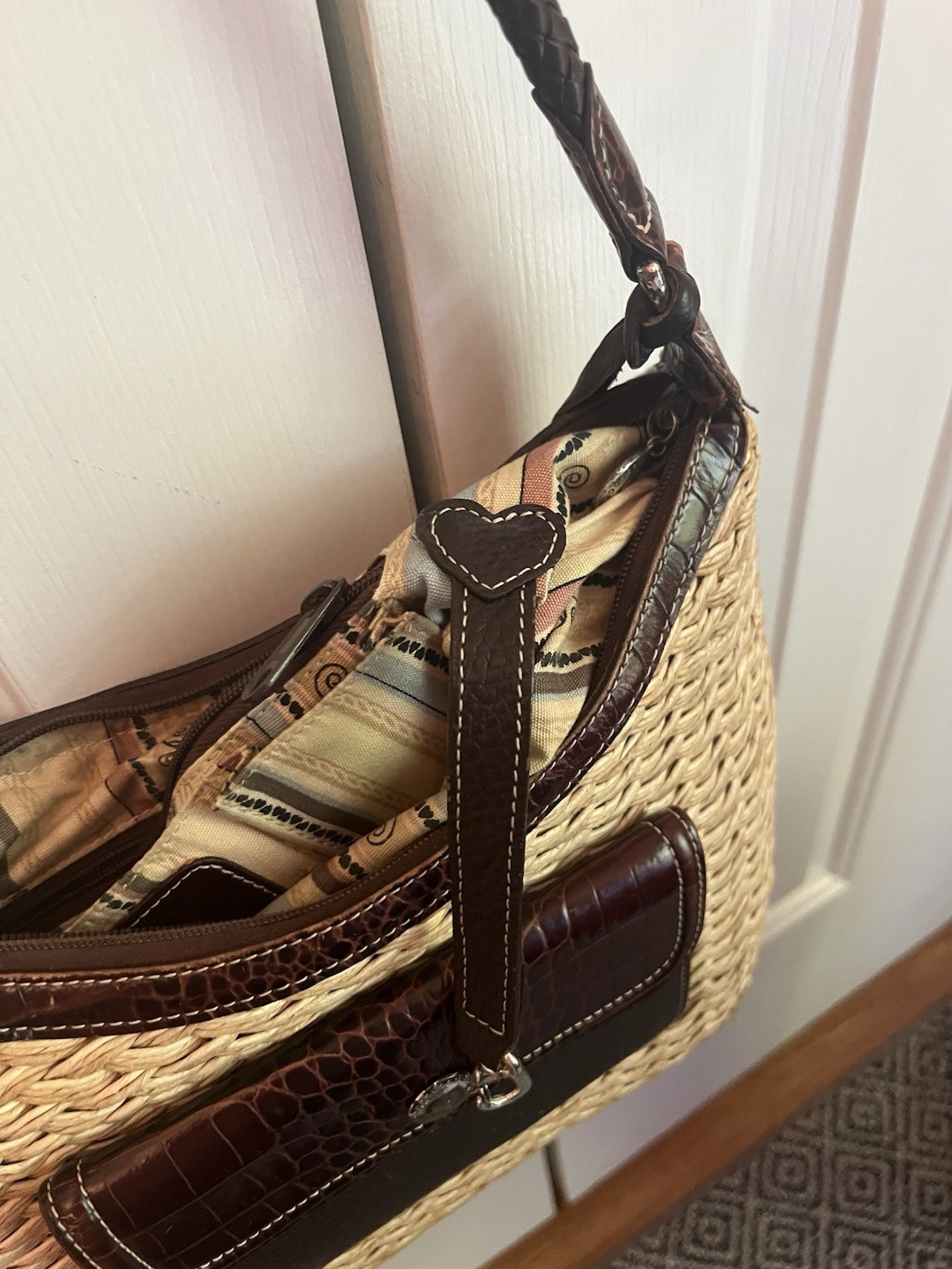 Brighton Edna Woven Shoulder Bag