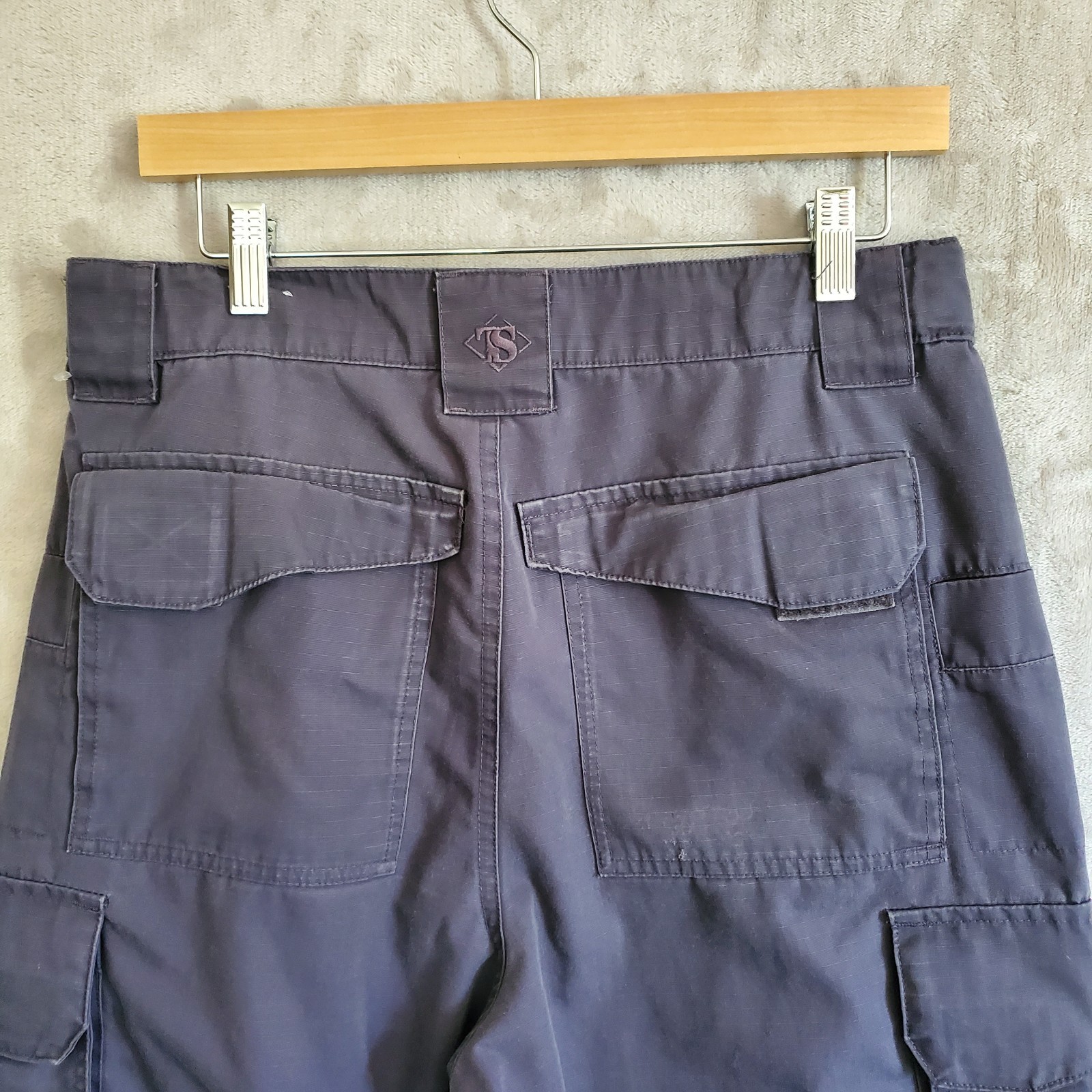 Tru-Spec Cargo Pants Mens 32×32 Gray Ripstop Tactical Utility Workwear Outdoor