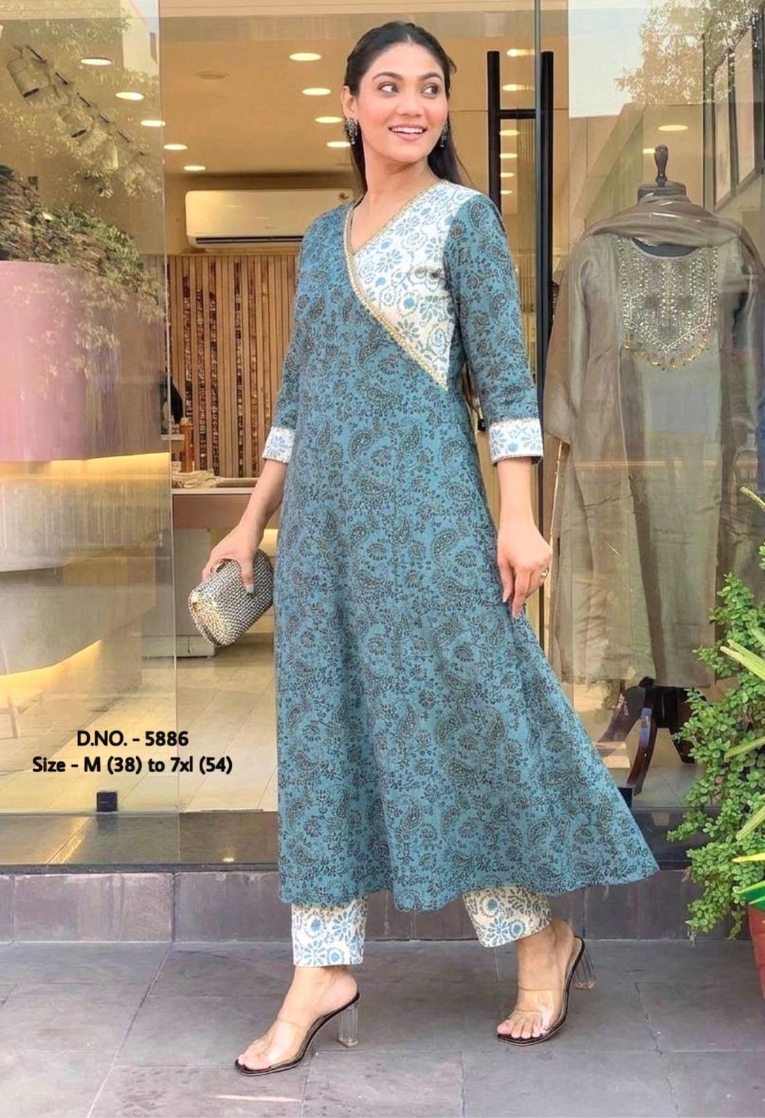 Pakistani Salwar Kameez Readymade Suits, Big Size Kurta With Pant Set for Women