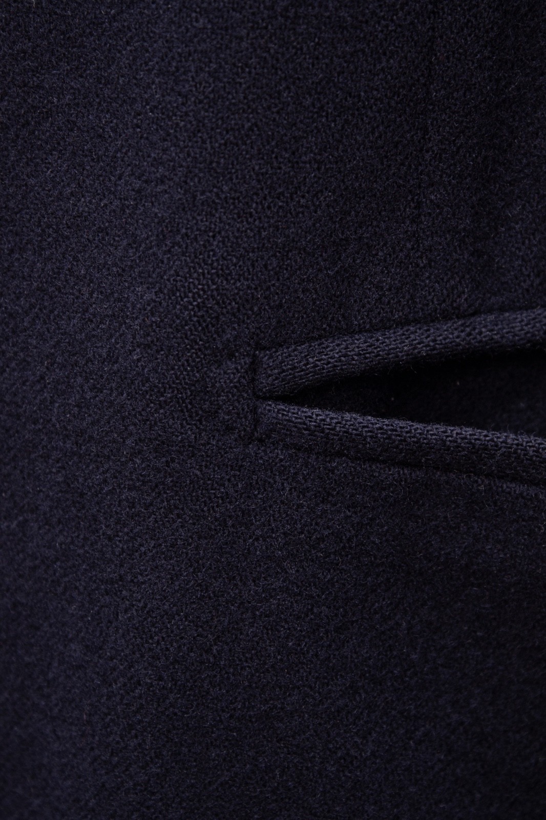 Huntsman Savile Row Bespoke Flannel Wool Navy Double Breasted Blazer Jacket