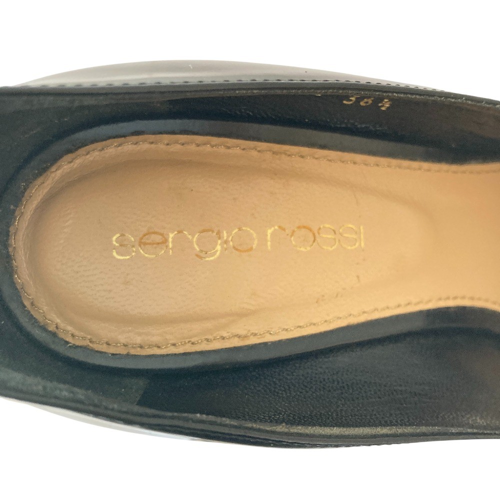 Sergio Rossi open-toe pumps, size 36.5 (9.3 inches), black Women USED