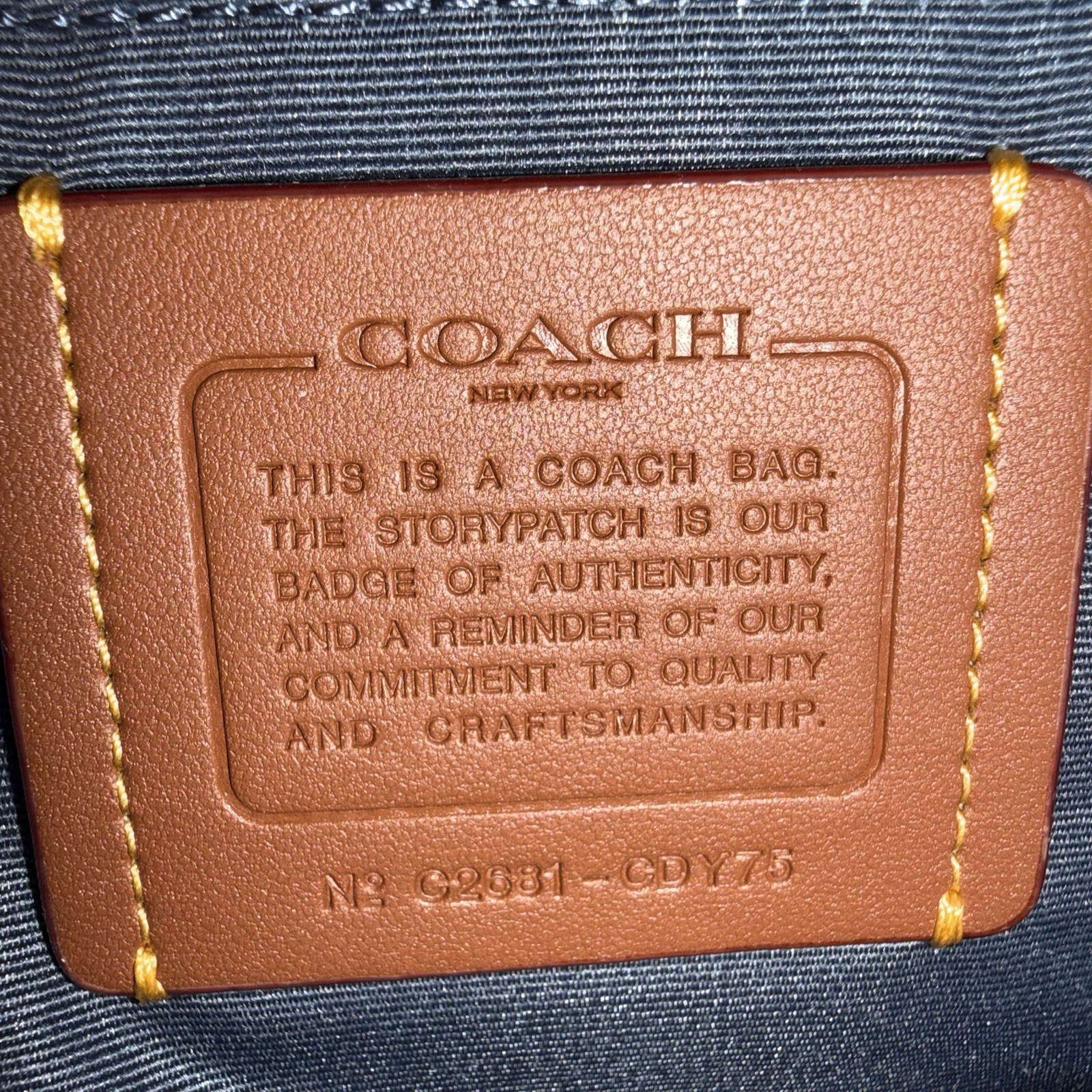 NWT COACH Rowan Large Satchel Bag In Loved Denim With Charms CDY75 Light Indigo