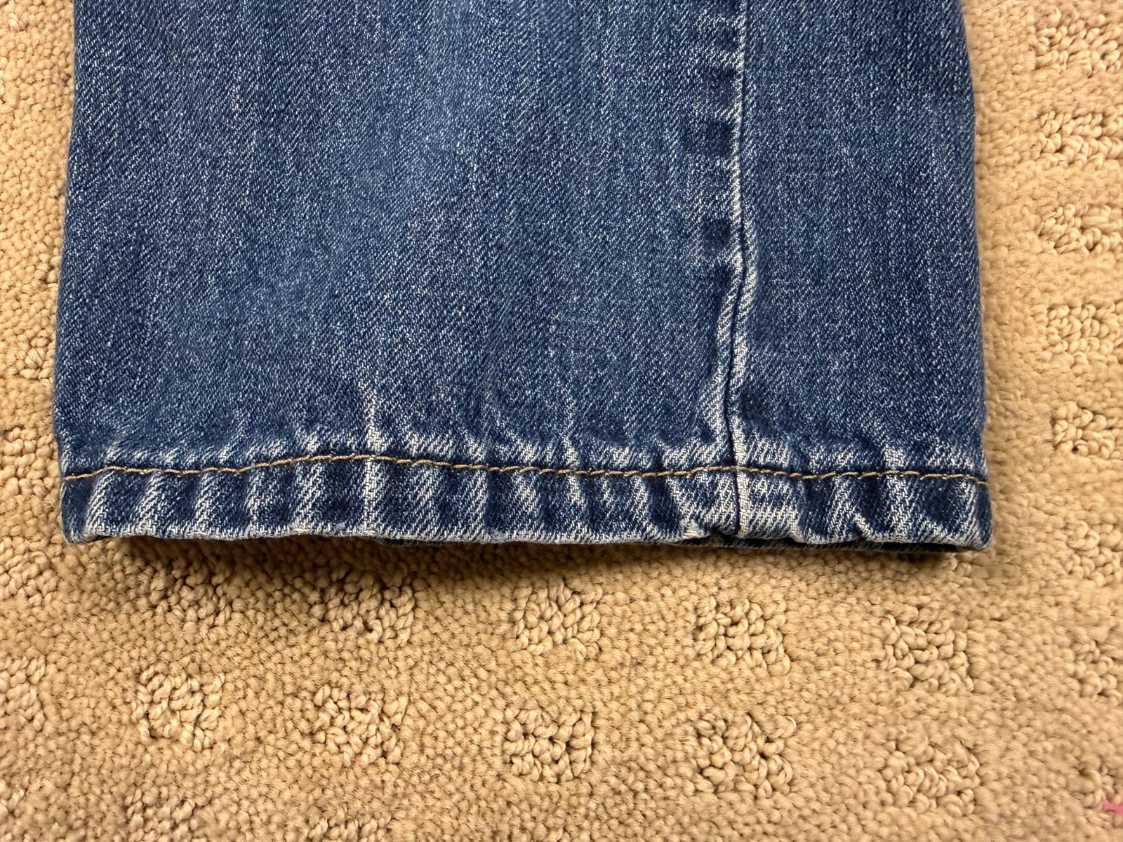 Men’s Levi’s 527 Bootcut Western Red Tab Blue Jeans Patchless 32×28 #1096