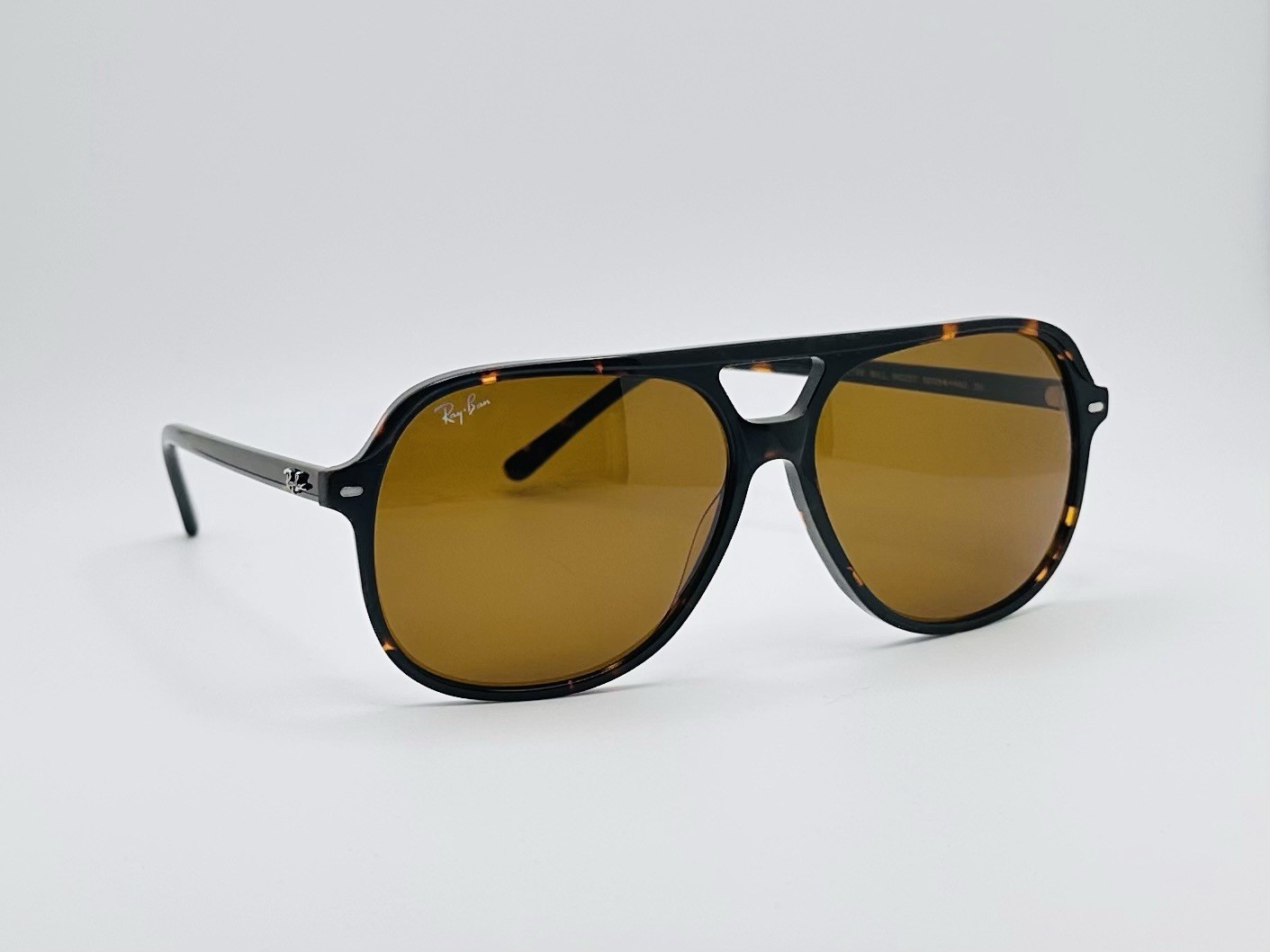 Ray Ban Bill RB2198 60mm Unisex Pilot Sunglasses – Havana Frame / Brown Lens