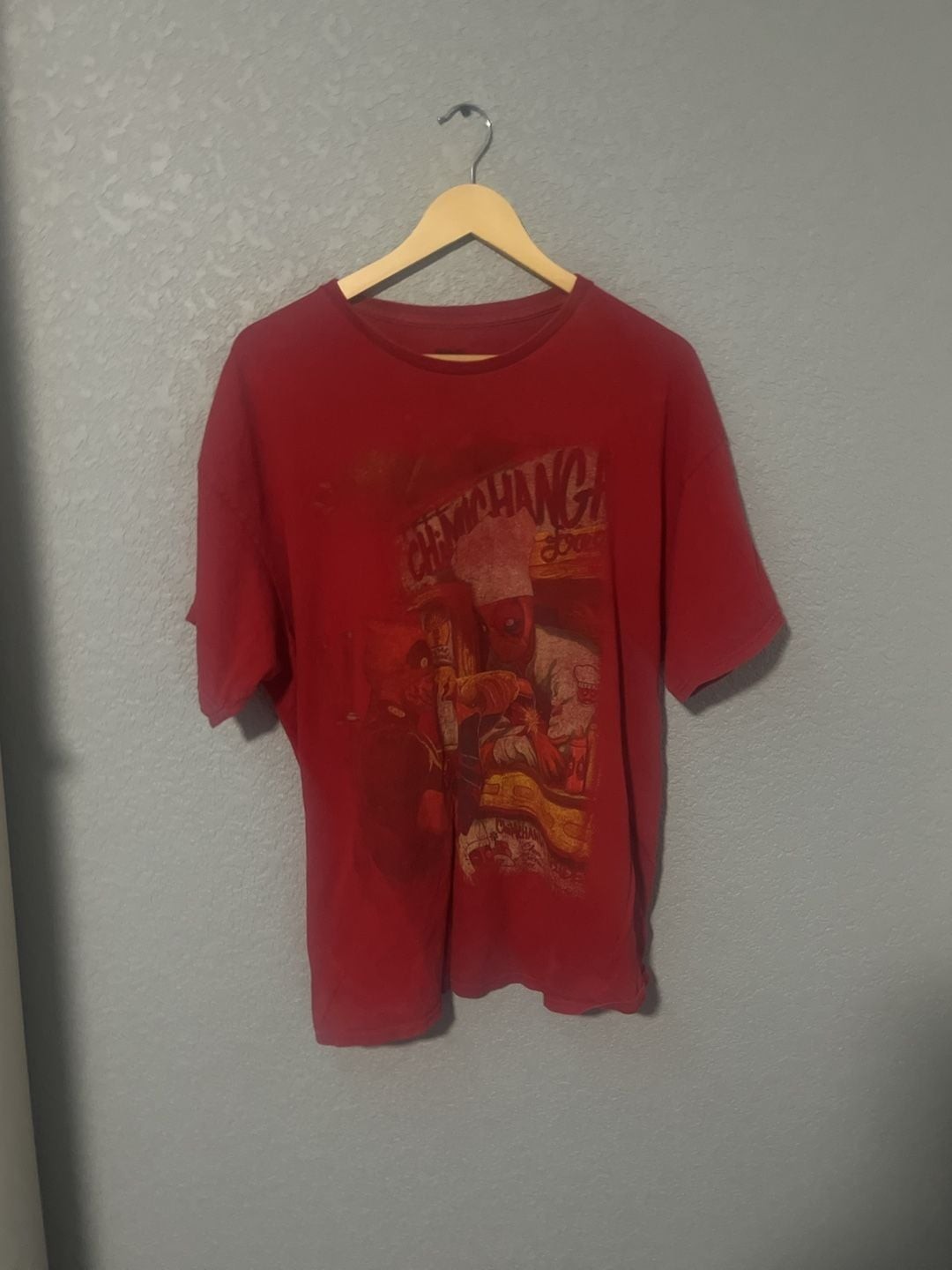 Marvel Deadpool Chimichanga Food Truck Graphic T-Shirt