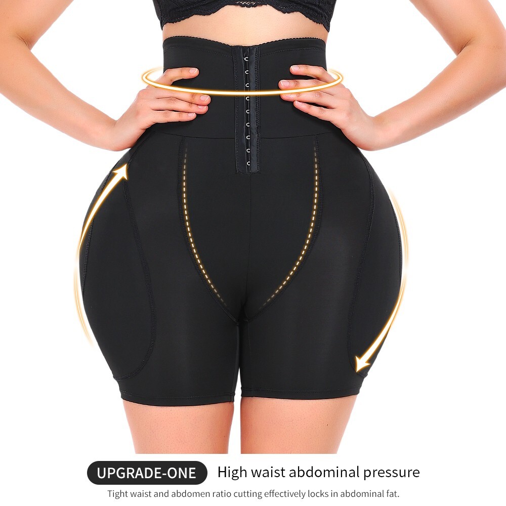 Hip Enhancer Shapewear – Butt and Hip Pads Dip Filler Tummy Control Shorts Panty
