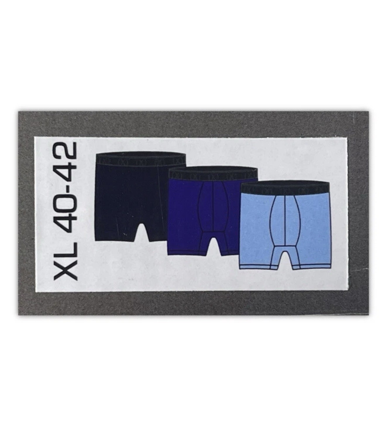 NWT 2(X)IST. 3 Pack. Men’s Stretch Boxer Briefs 6″. Blue Multi. MSRP $42.00