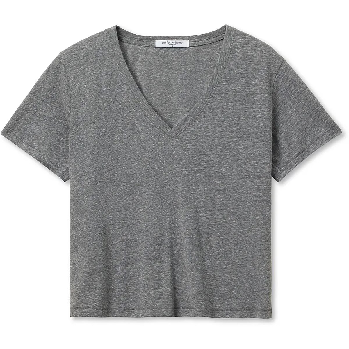perfectwhitetee Beckett Cotton V Neck T-Shirt – Women’s