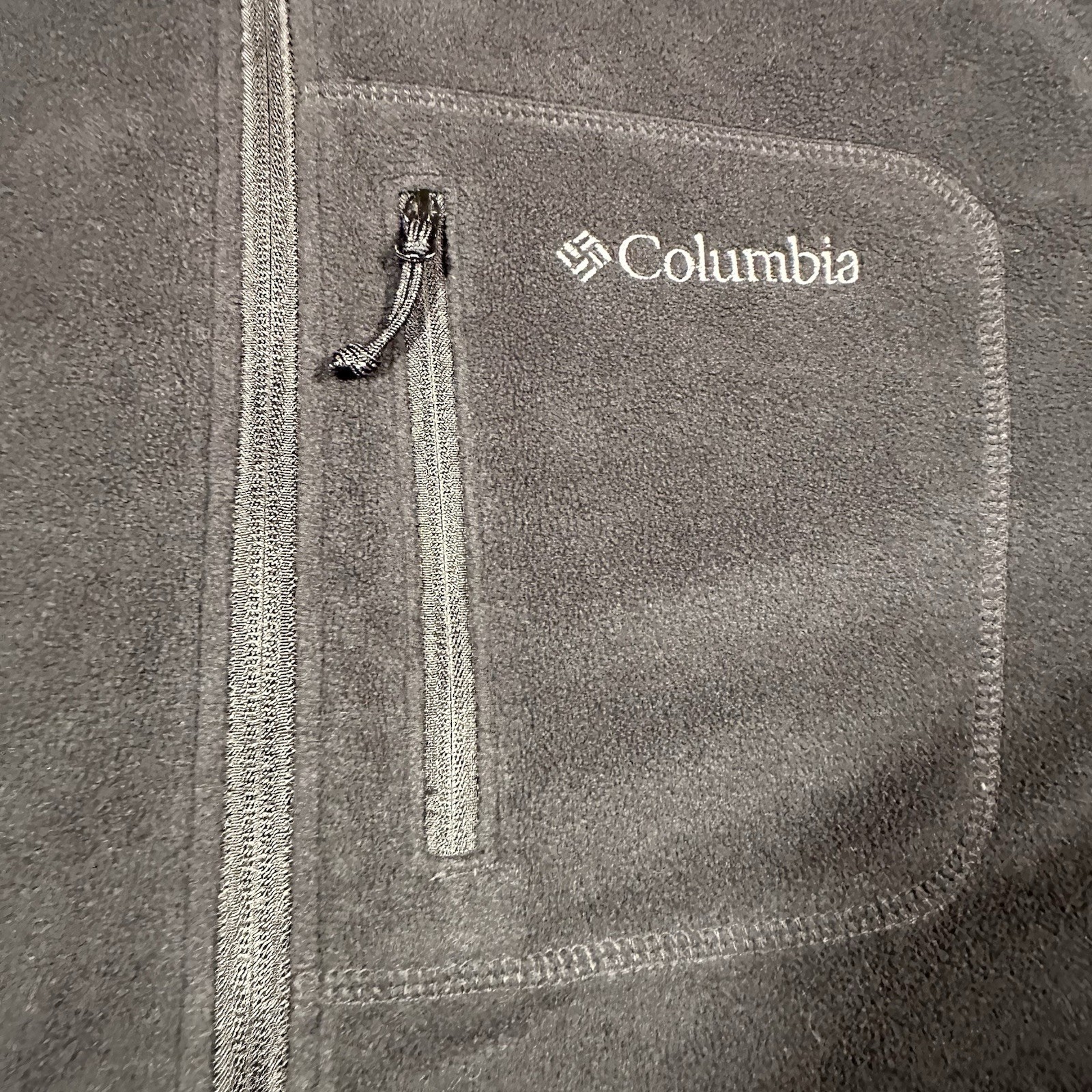Columbia Fast Trek II Full ZIP Fleece Jacket Mens Extra large Black Outdoor