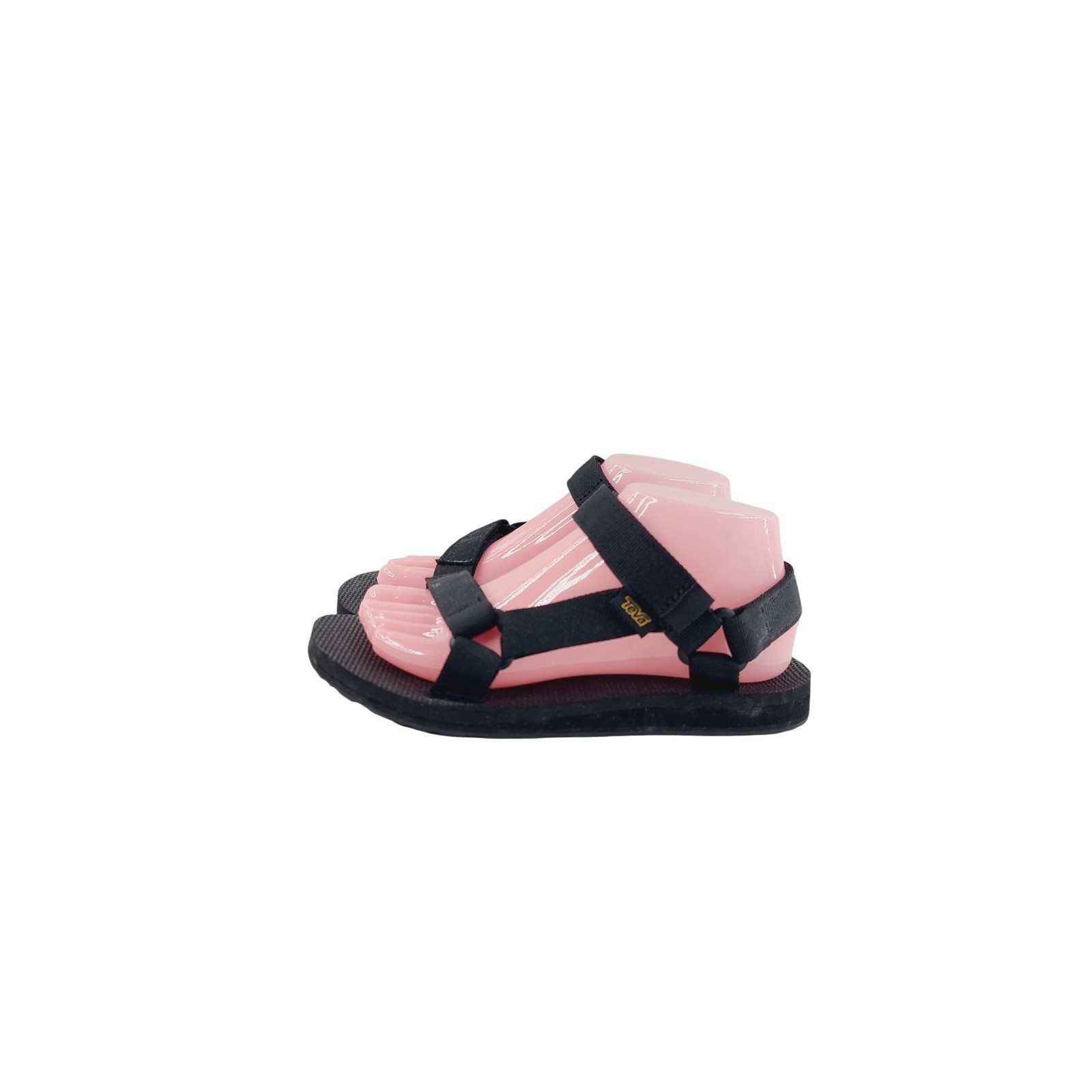 Teva, Open Toe Synthetic, Rubber Open Toe, Sporty Sandals, Women, Size 7, Black