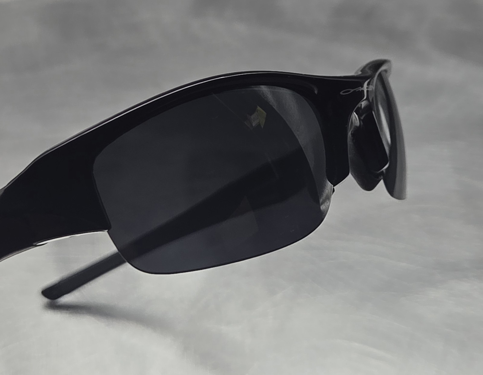 RARE OAKLEY 12-900 JET BLACK FLAK JACKET SUNGLASSES ~ New Replacement Lenses