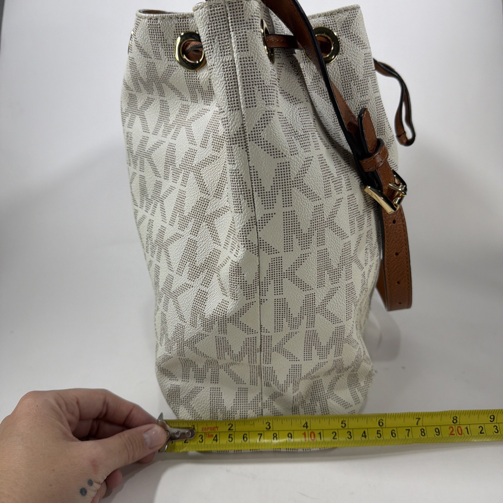 MICHAEL KORS MK Logo Drawstring Handbag
