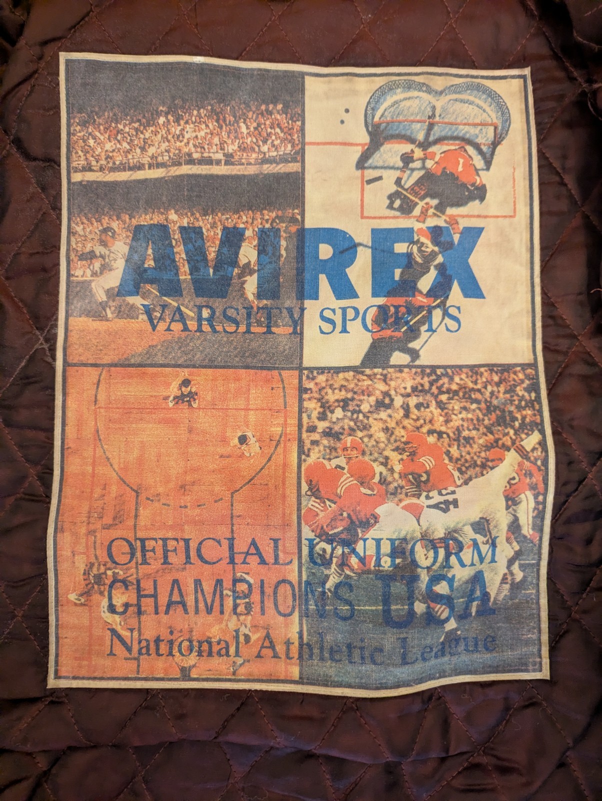 90s AVIREX ICON VTG USA ‘ALL AMERICAN’ USA LEATHER JACKET VARSITY – XXL