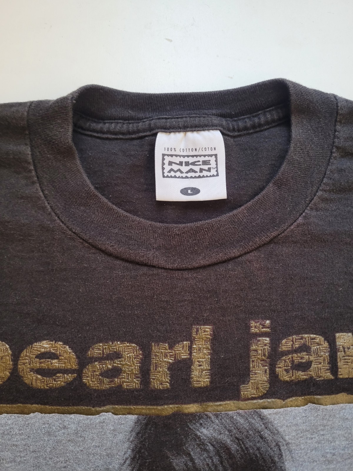 Vintage 1992 Pearl Jam Choices Size L T-Shirt Rare. Kids Prefer Crayons To Guns