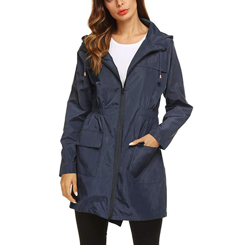 Waterproof Light Raincoat Hooded Windbreaker Mountaineering Jacket Women’S Jacke