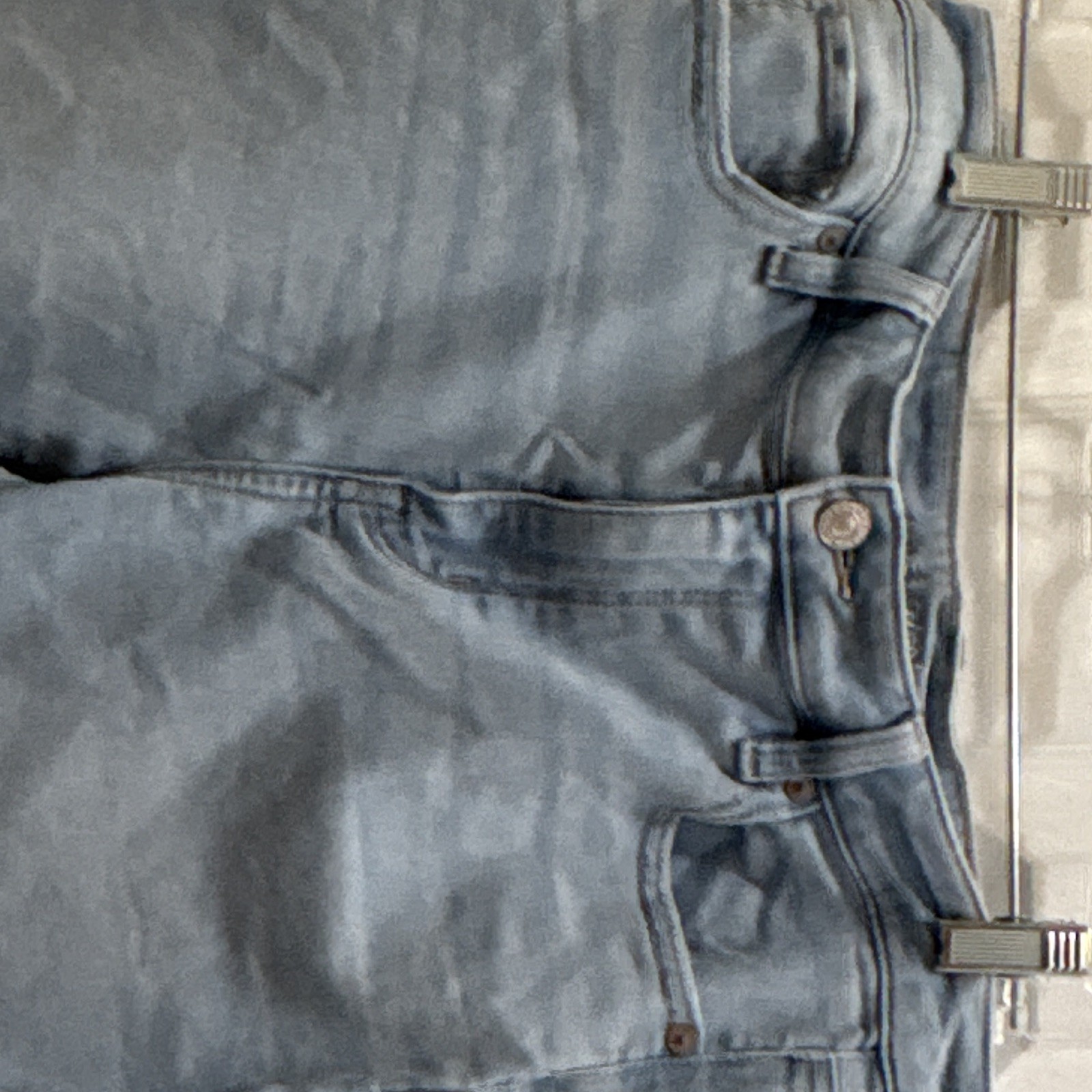 American Eagle High Rise Kick Boot Crop Light Wash Stretch Blue Jeans 10