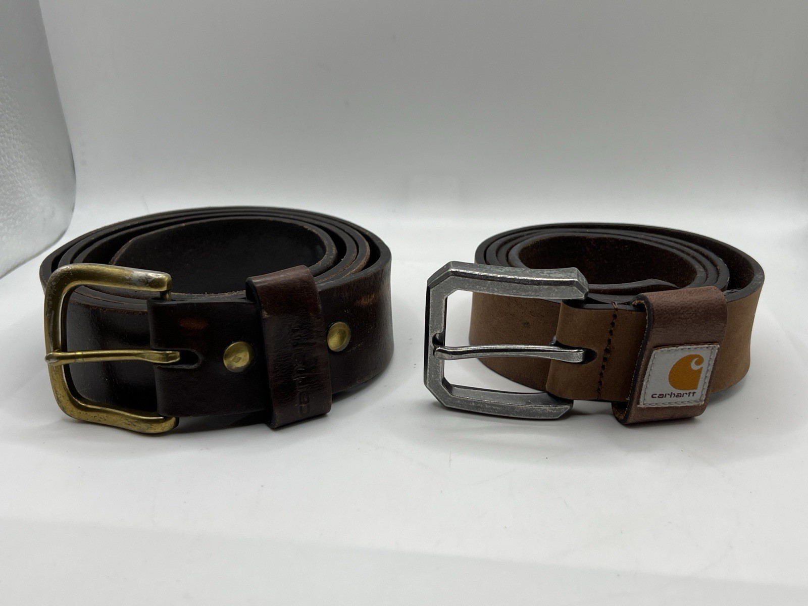 Assorted Bulk Lot 8 Various Style Belts Leather Carhartt