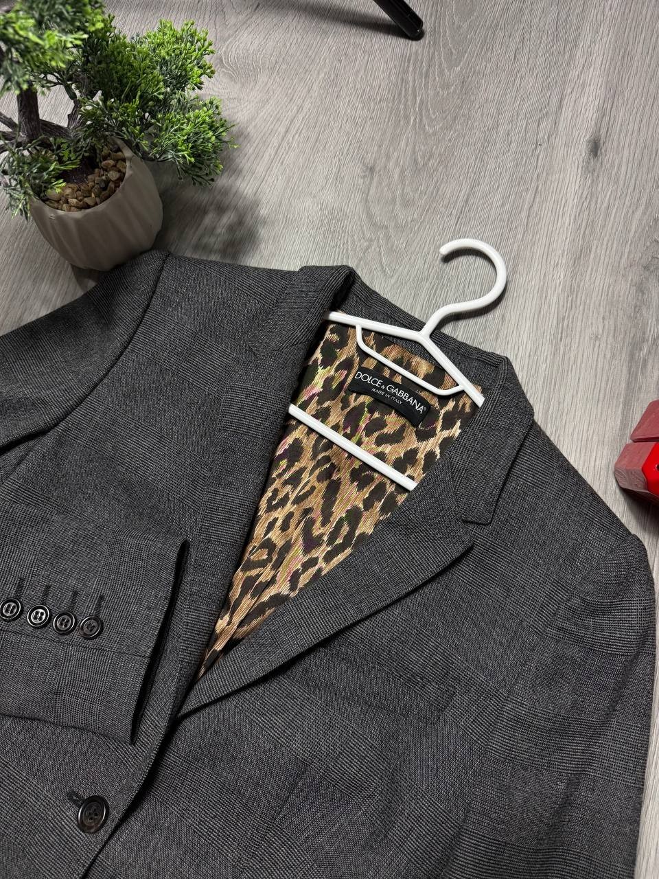 Dolce & Gabbana Leopard Print Lining Blazer size 40