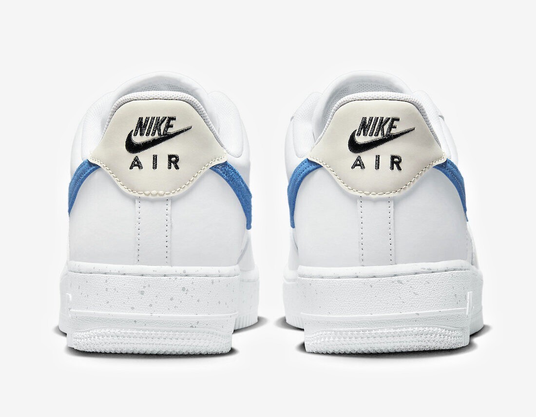 Nike Air Force 1 ’07 White Blue Multi Size US Mens Athletic Shoes Sneakers