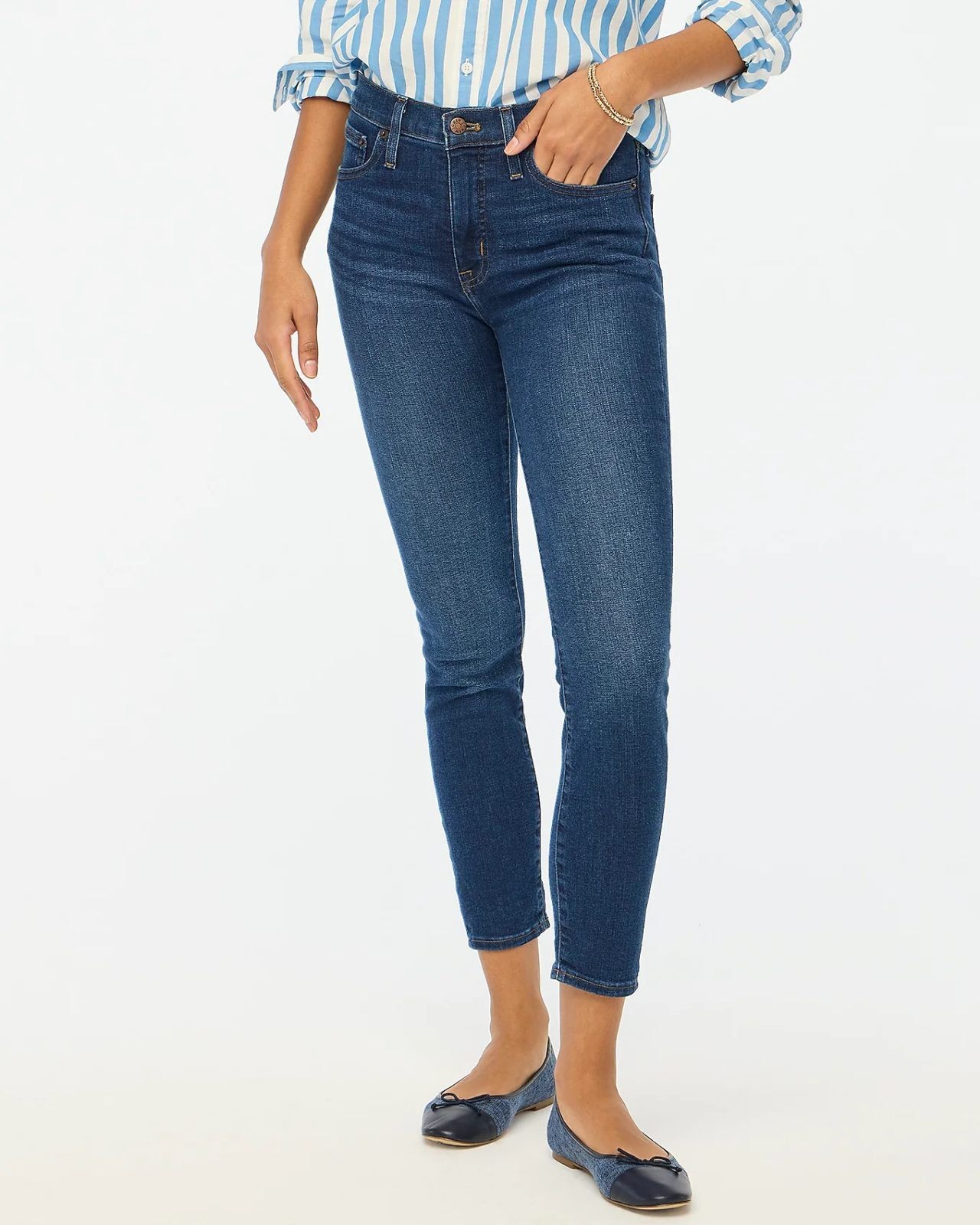 J.Crew Factory – 9″ mid-rise skinny jean in signature stretch – 29 or 8 NWT
