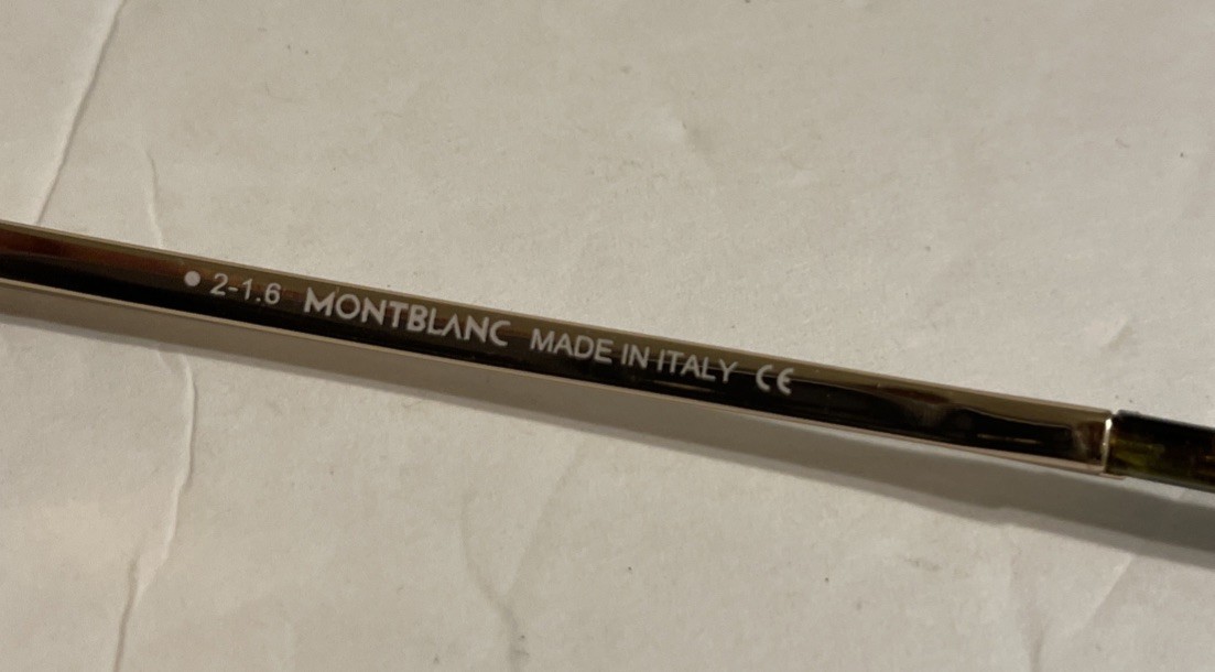 Montblanc Sunglasses Gold Havana Brown Polarized MB605S/S 28J 56 18 145