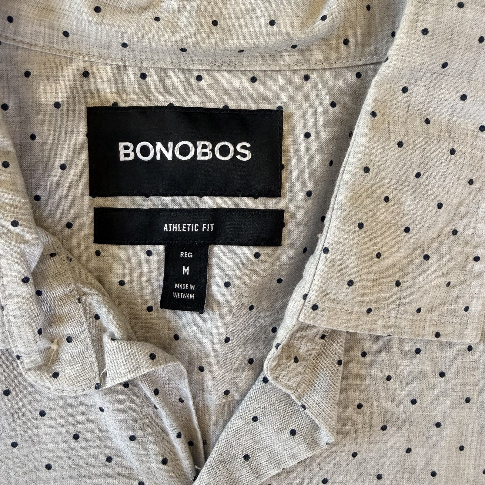 Bonobos Men’s Athletic Fit Button Down Short Sleeve Medium