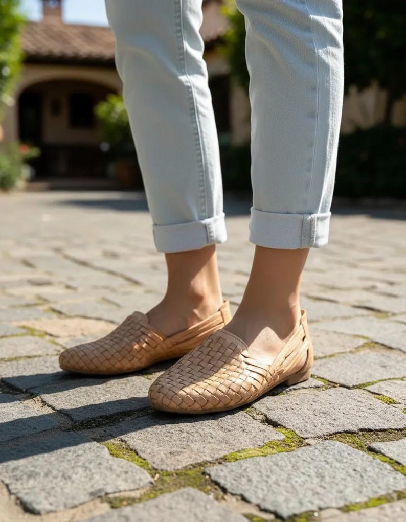 Handmade Leather Huarache Woven Summer Sandals FREE SHIP USA