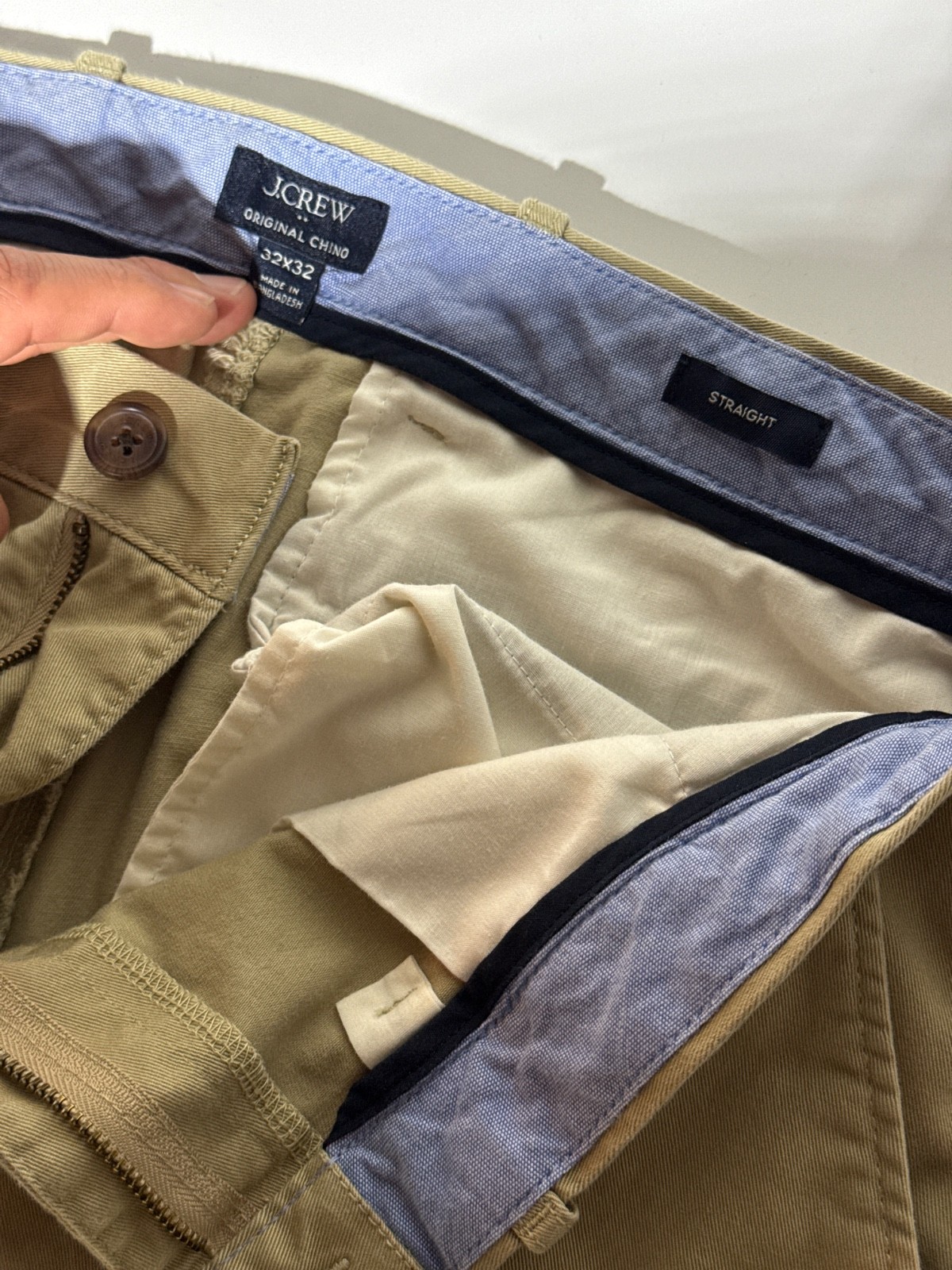 J. Crew straight-fit original chino pant 32×32