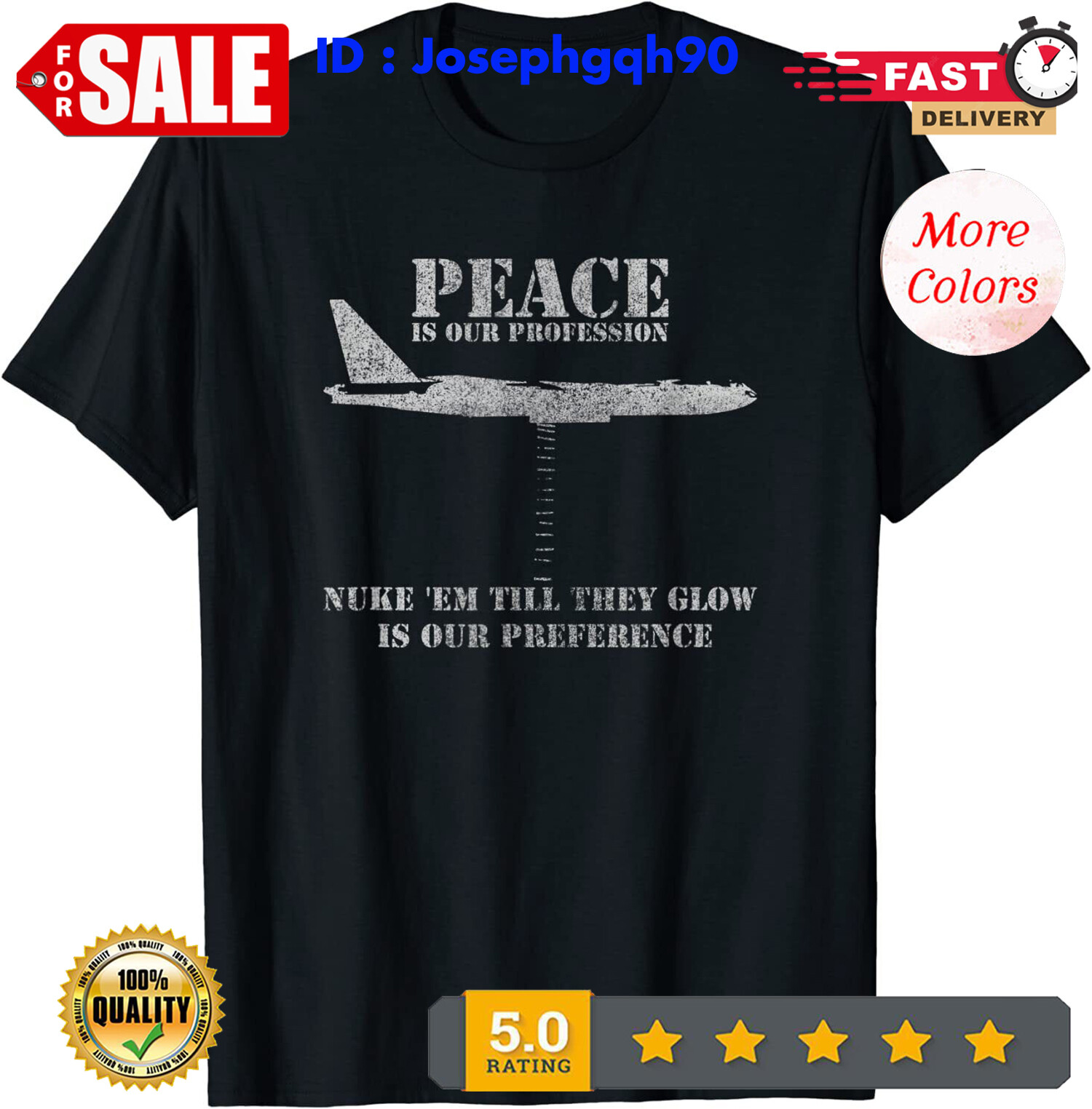 2025/NEW LIMITED Retro B52 Bomber Plane Funny Great Gift Idea Premium T-Shirt.