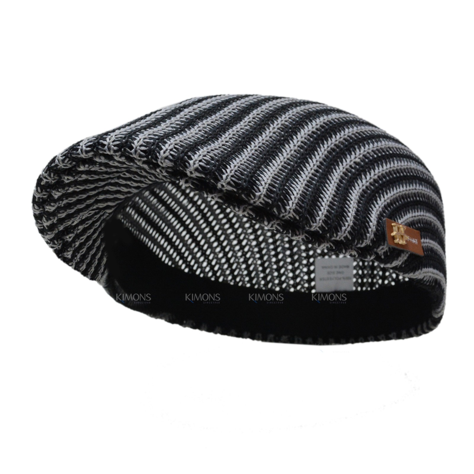 Classic Striped Mesh Ivy Hat Breathable Summer Newsboy Gatsby Cap Golf Driving