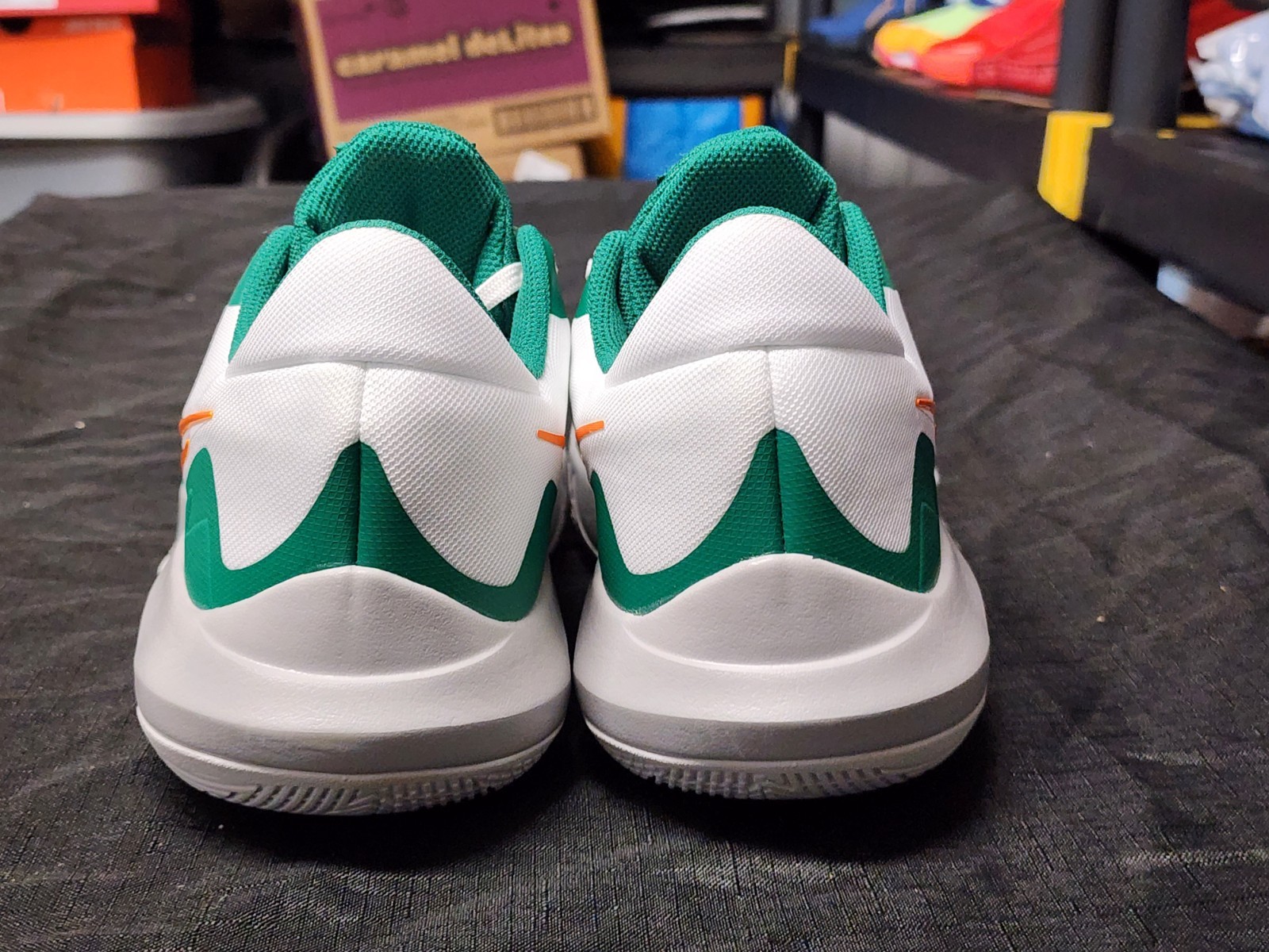 Nike Precision 6 Malachite Safety Orange DD9535-103 White Green Men’s Sneaker