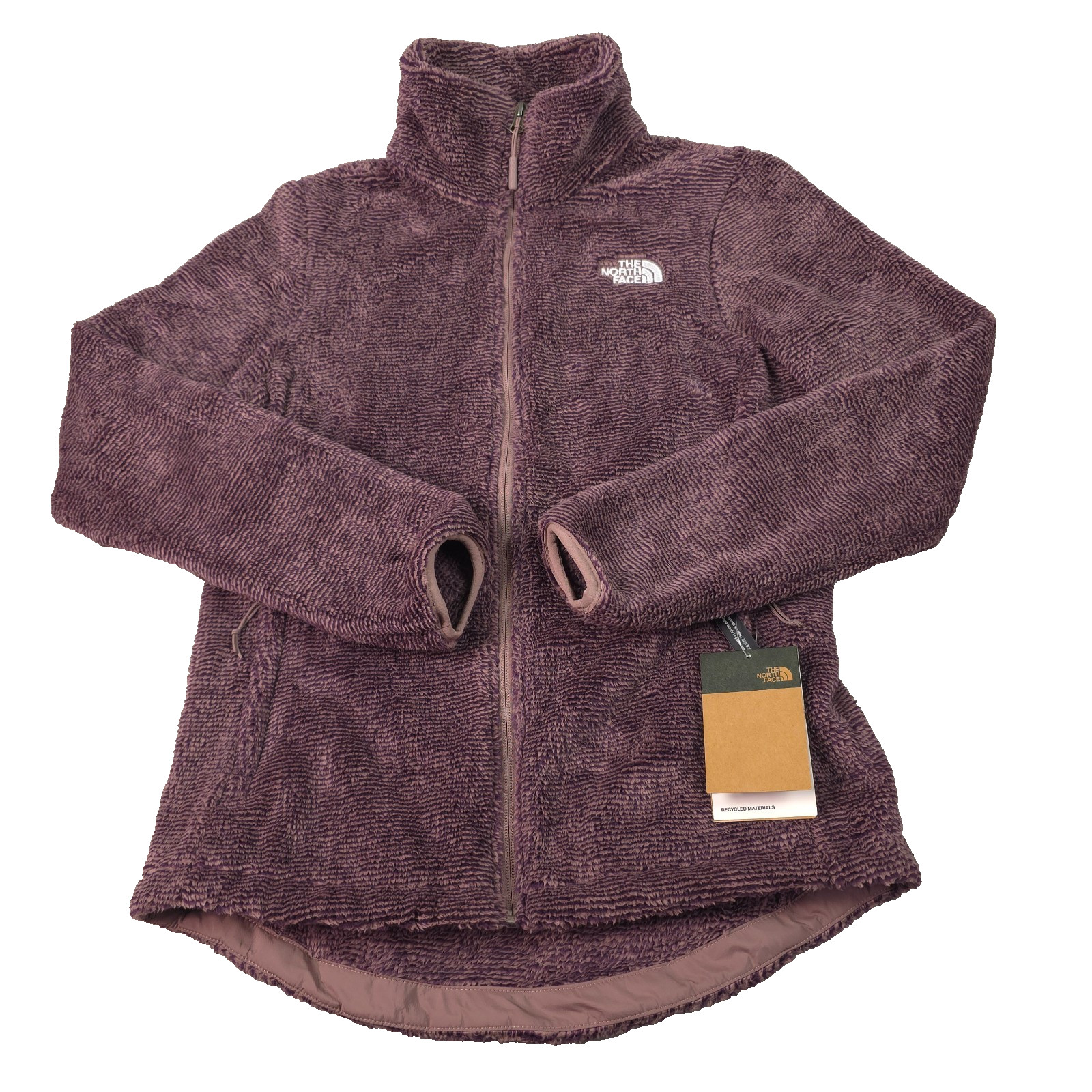 The North Face Womens Jacket Size S Blackberry Osito Fleece Coat Full Zip NWT