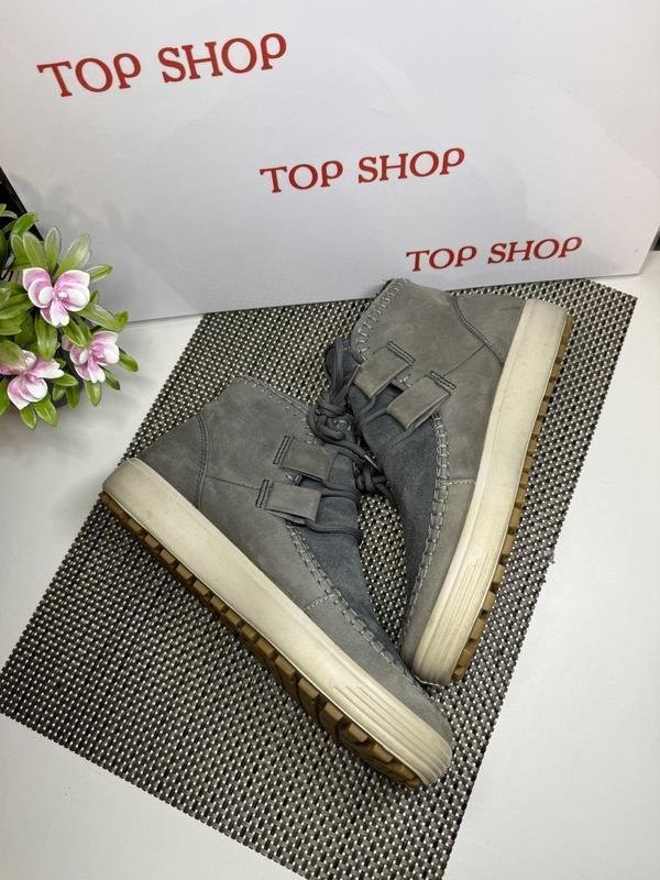 women ecco boots grey 38