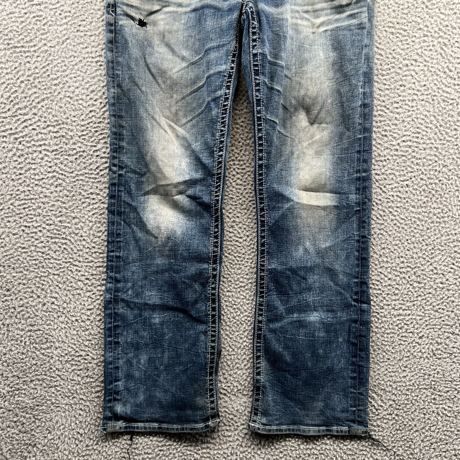 Salvage Mayhem Boot Jeans Mens 32 R Fit 33×32 Blue Denim Pants BKE Buckle Cut