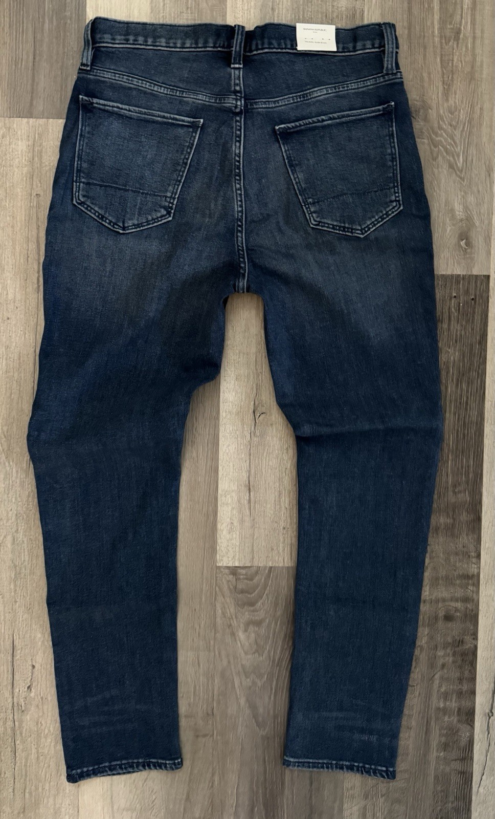 Banana Republic Premium Slim Fit Jeans Men Size 34 X 36 Travel Blue Wash Stretch