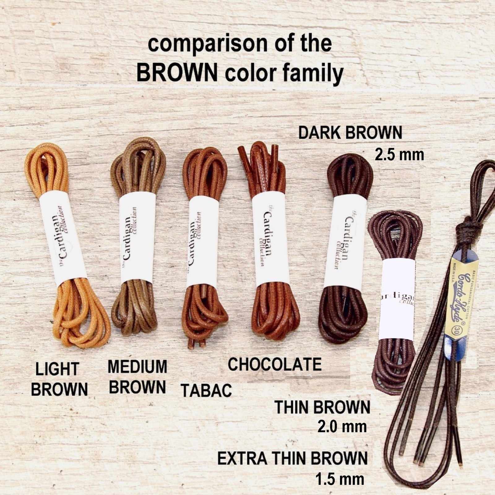MIX MATCH COLORS dress SHOELACES laces (any qty =one ship charge) Allen Edmonds