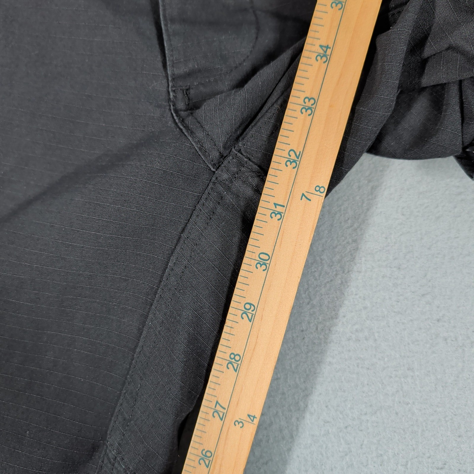 Tru-Spec Cargo Pants Mens Medium Black Tactical Response Uniform Ripstop 4393