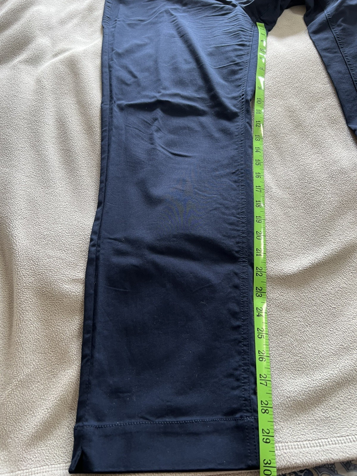 Slim-Sation by Multiples Navy Pull-On Stretch Straight Leg Pants Sz 14