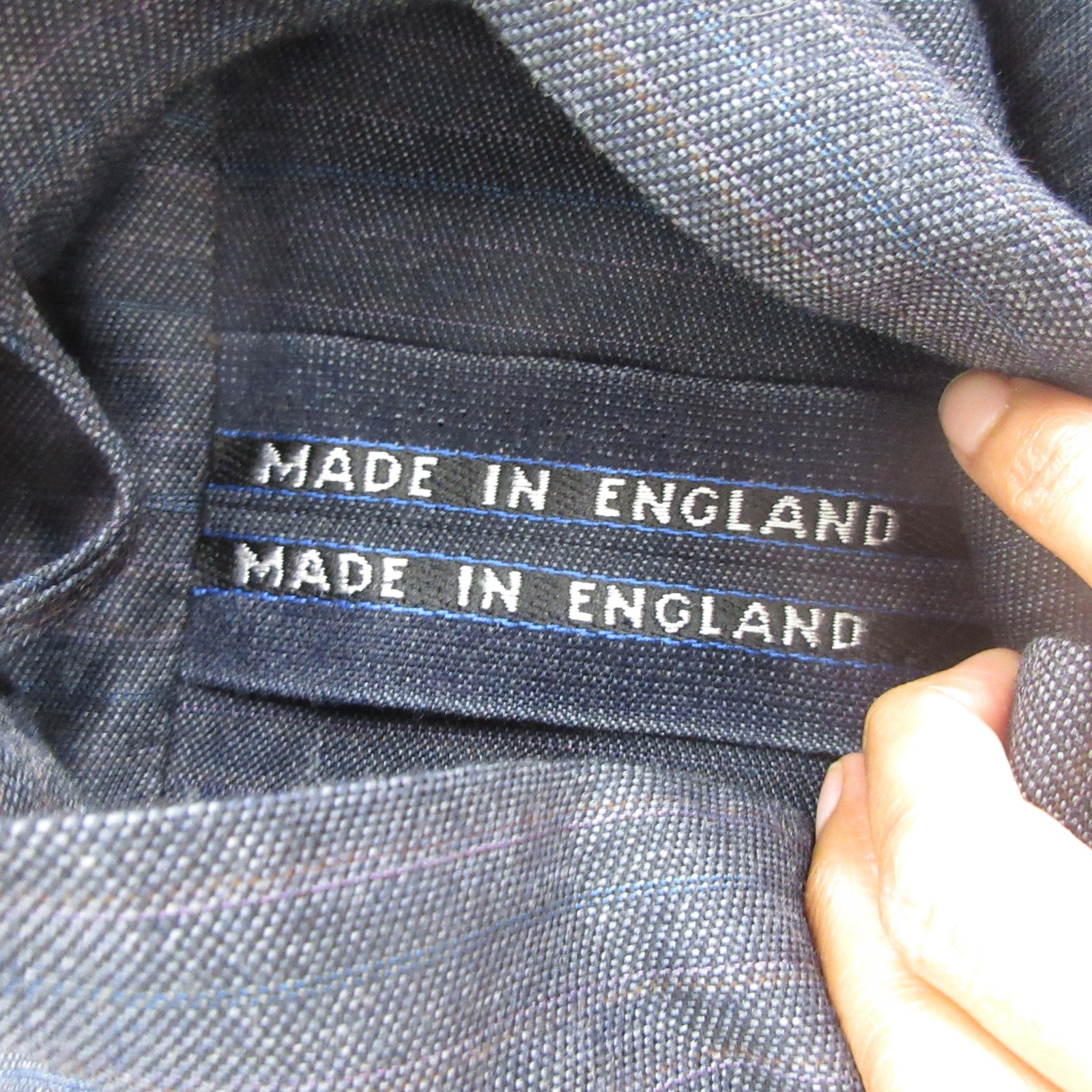 Huddersfield Jacket Mens Large Gray Wool Stand Collar Military Made England