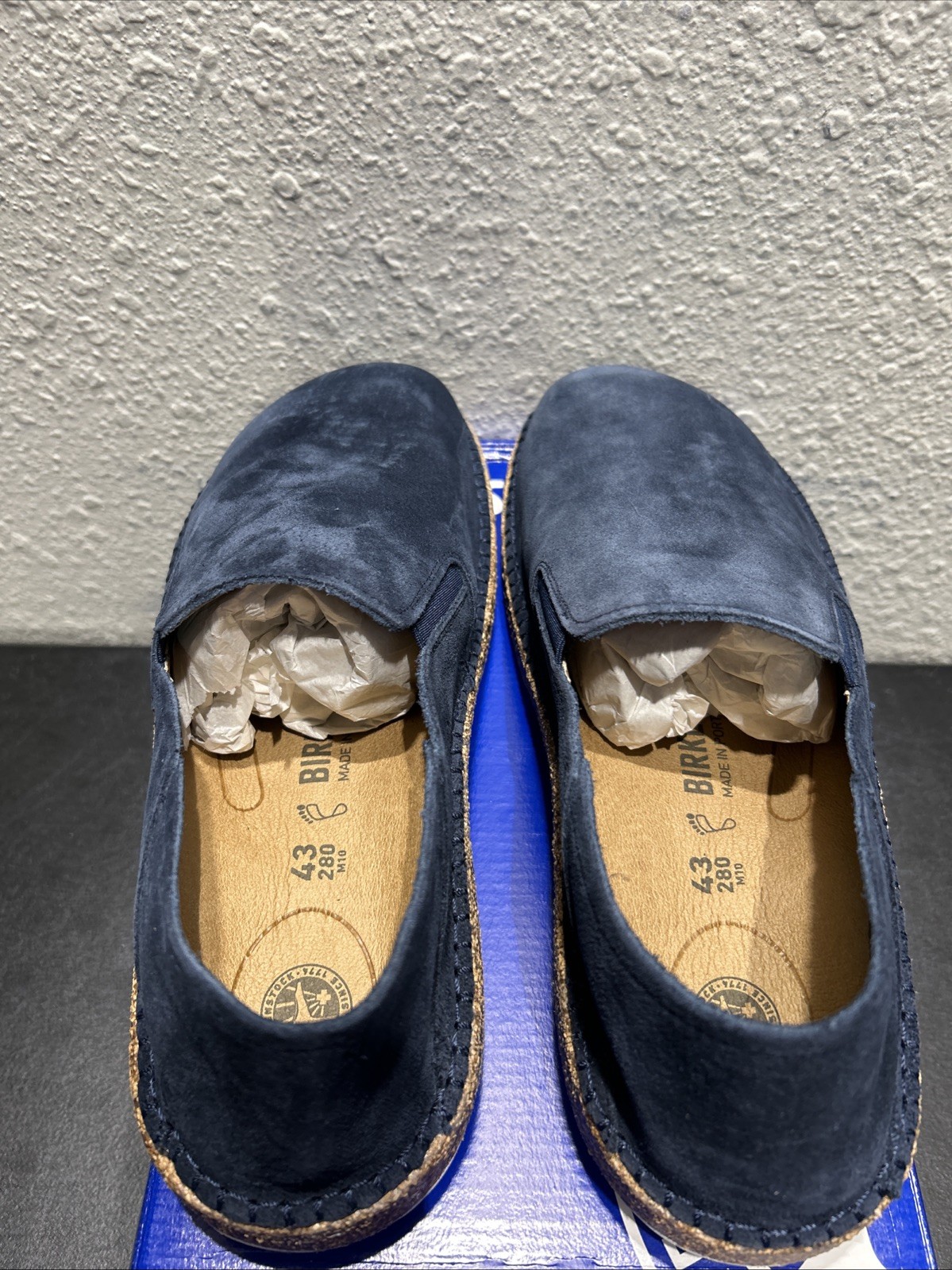 Birkenstock Callan Suede Navy EU 43 US M10 Mens